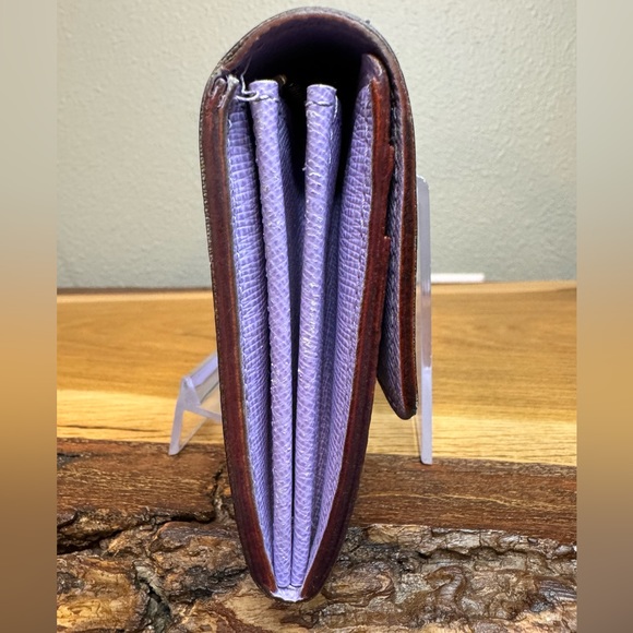 AUTHENTIC Louis Vuitton Murakami Sarah Wallet - RARE purple interior - Picture 4 of 6